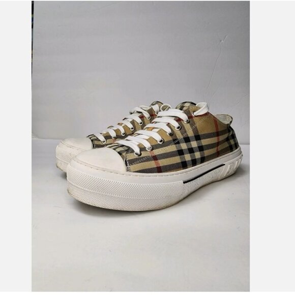 Burberry Checkered Platform Sneakers - Picture 9 of 12